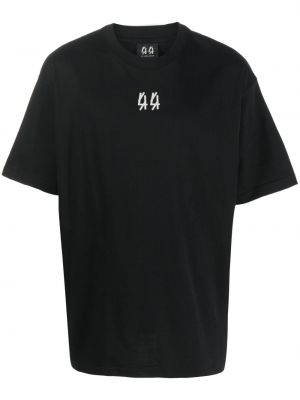 Tricou cu imagine cu decolteu rotund 44 Label Group negru