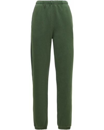Спортни панталони Les Tien зелено