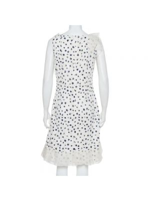 Sukienka koronkowa Oscar De La Renta Pre-owned biała