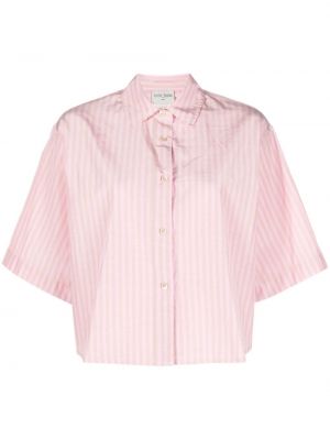 Chemise avec manches courtes Forte Forte rose