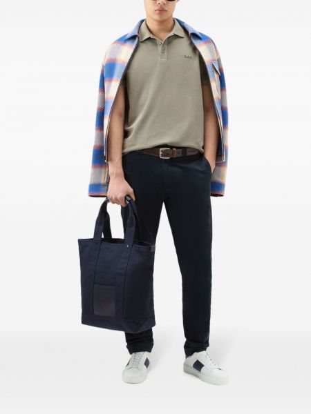 Shopper handtasche Woolrich blau