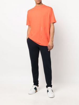 T-krekls ar apaļu kakla izgriezumu Karl Lagerfeld oranžs