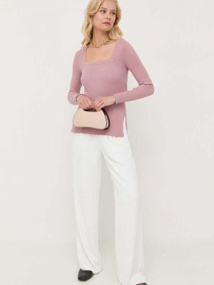 Sweter Max Mara Leisure różowy