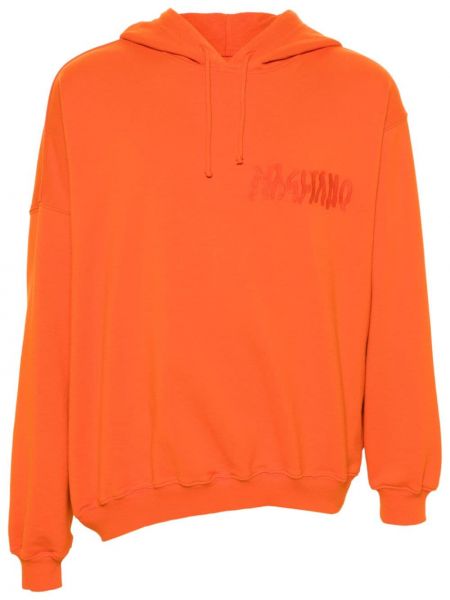 Pamučna hoodie s kapuljačom Magliano narančasta