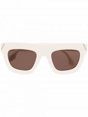 Victoria Beckham Eyewear lunettes de soleil tintées à monture papillon - Blanc
