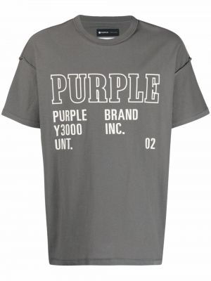 Trykt t-skjorte Purple Brand