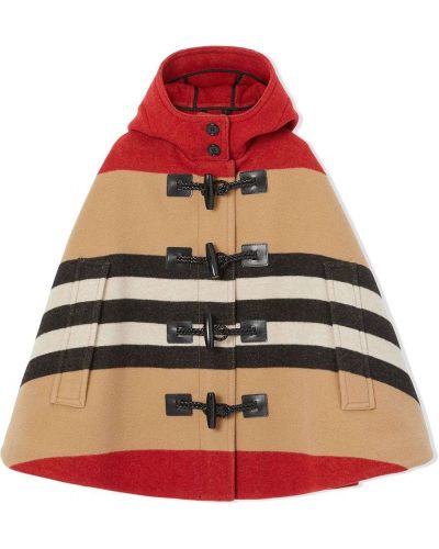 Stripete kappe for jenter Burberry Kids brun