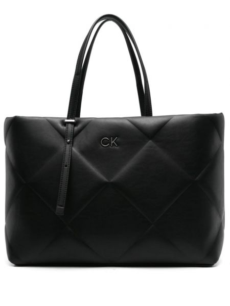 Shopper handtasche Calvin Klein schwarz