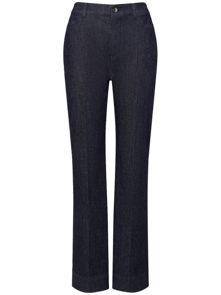 Høy midje straight jeans 's Max Mara blå