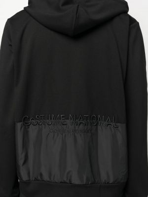 Hoodie mit stickerei Costume National Contemporary schwarz