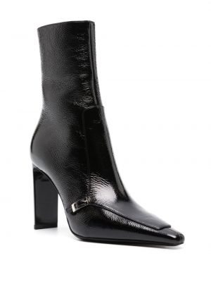 Ankle boots en cuir Saint Laurent noir