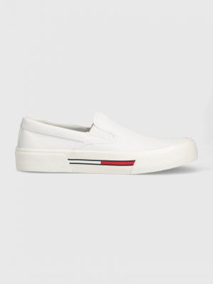 Slip-on кецове Tommy Jeans бяло
