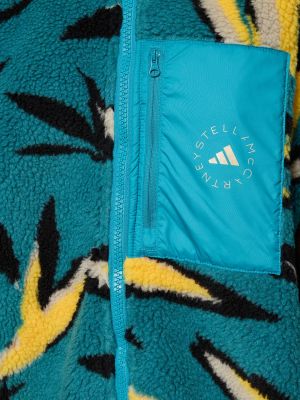 Žakárová fleecová mikina Adidas By Stella Mccartney