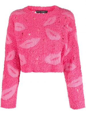 Distressed sweatshirt Marco Rambaldi pink