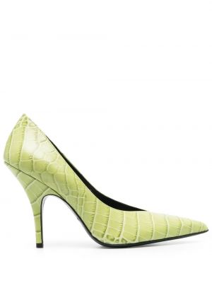 Полуотворени обувки Patrizia Pepe зелено
