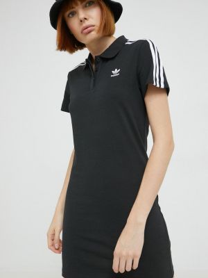 Sukienka mini dopasowana Adidas czarna
