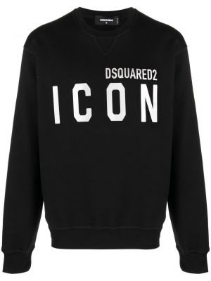 Huva sweatshirt Dsquared2 svart