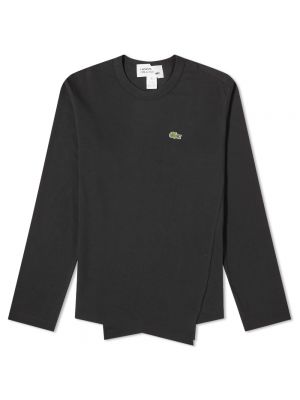 Асимметричная футболка с длинным рукавом Comme Des Garçons Shirt черная