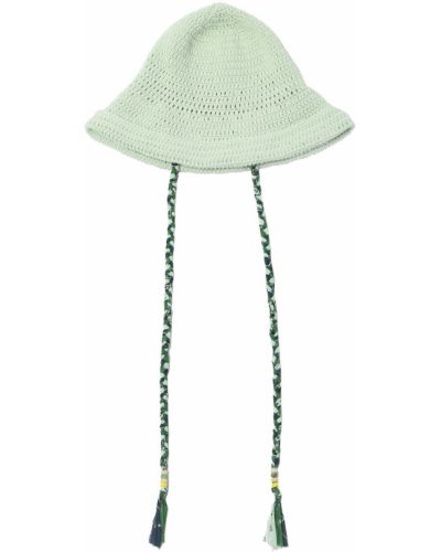Bavlněný klobouk Alanui zelený