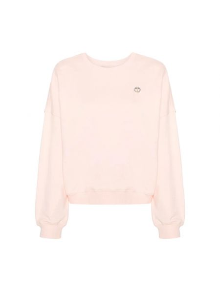 Sweatshirt mit rundem ausschnitt Twinset pink