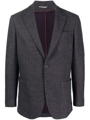 Ull lang blazer Canali grå