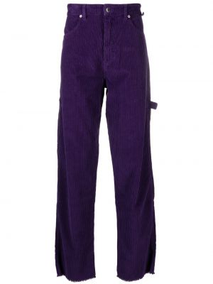 Pantaloni cargo de catifea cord Darkpark violet