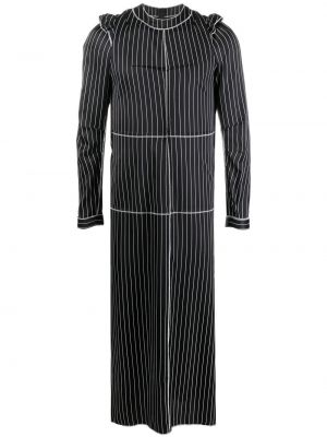 Stripete dress Mm6 Maison Margiela svart