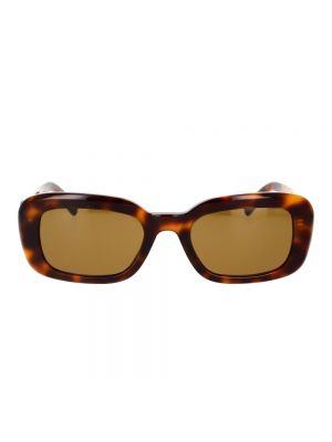 Okulary przeciwsłoneczne z perełkami Saint Laurent brązowe