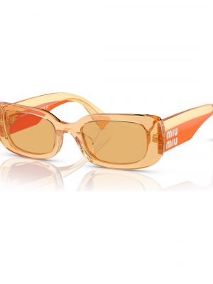 Оранжевые очки солнцезащитные Miu Miu