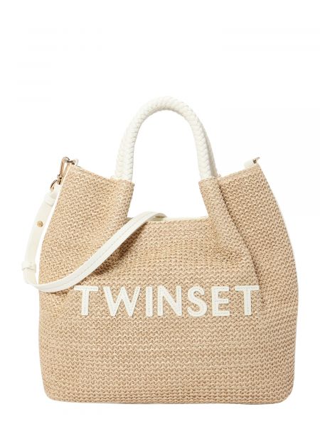Nakupovalna torba Twinset bela