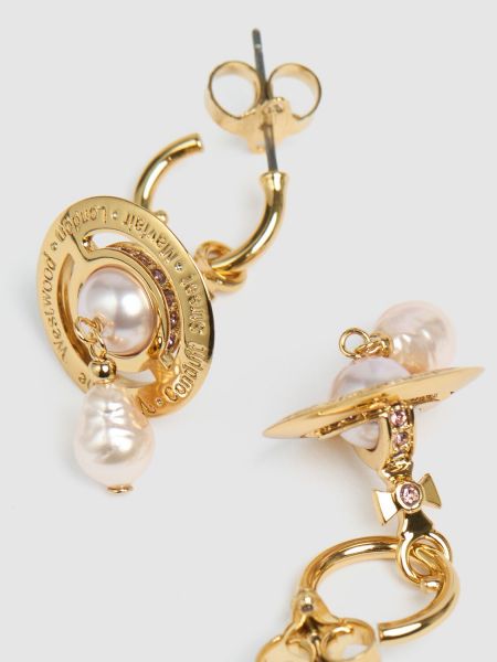 Uhani z perlami Vivienne Westwood zlata