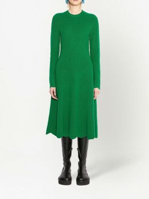 Midi šaty Jw Anderson zelené