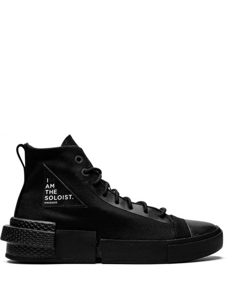 Zapatillas de estrellas de estrellas Converse negro