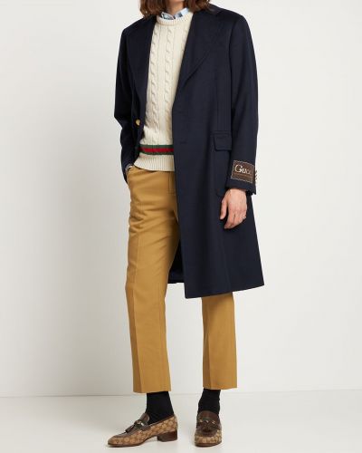 Kašmírový vlněný kabát Gucci