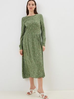 Зеленое платье Zolla