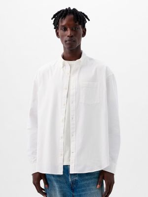 Camisa manga larga Gap blanco