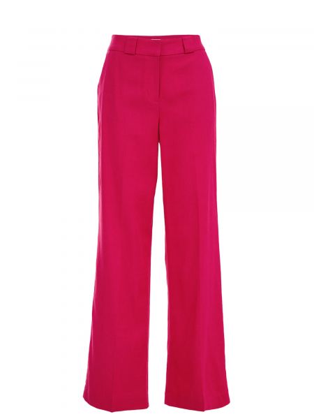 Широки панталони тип „марлен“ We Fashion розово