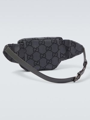 Cintura di nylon Gucci grigio