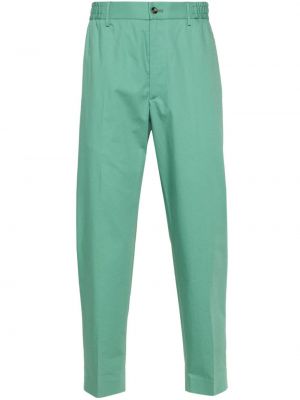 Pantaloni din bumbac Tagliatore verde