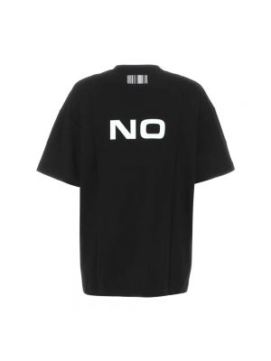 Camiseta de algodón Vtmnts negro