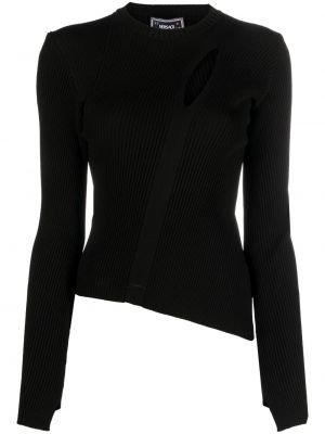 Asimetriškas megztinis Versace juoda