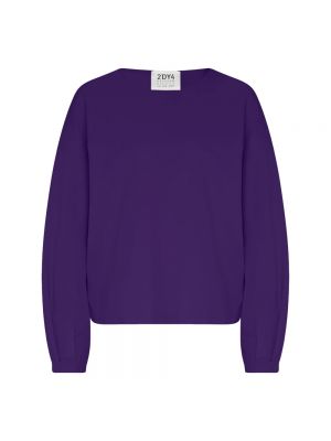 Lyocell sweatshirt Drykorn lila