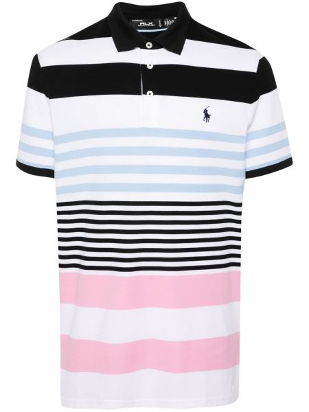 Poloshirt med broderier Rlx Ralph Lauren sort