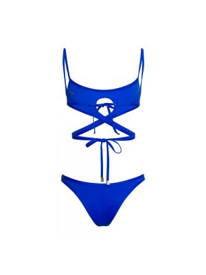 Bikini The Attico niebieski
