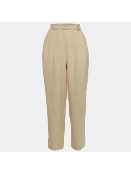 Pantalones Chloé Pre-owned beige