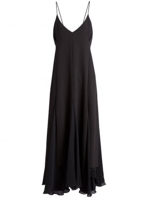 Μάξι φόρεμα Khaite μαύρο