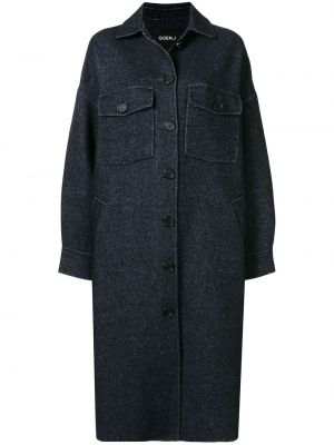 Cappotto oversize Goen.j blu