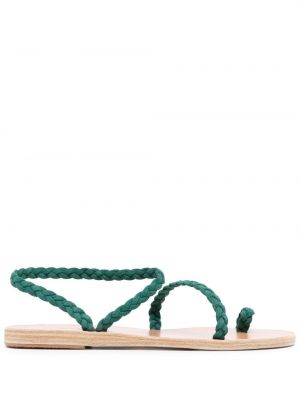 Sandały z paskami Ancient Greek Sandals zielone