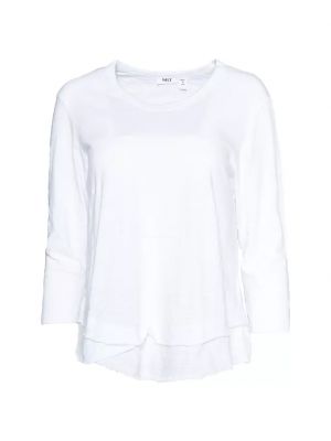 Укороченная многослойная футболка с рукавами Wilt белый