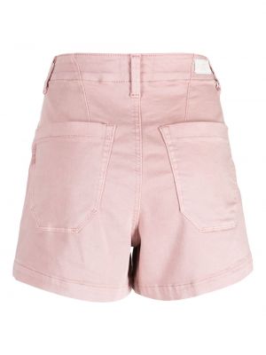 Jeans shorts mit geknöpfter Paige pink